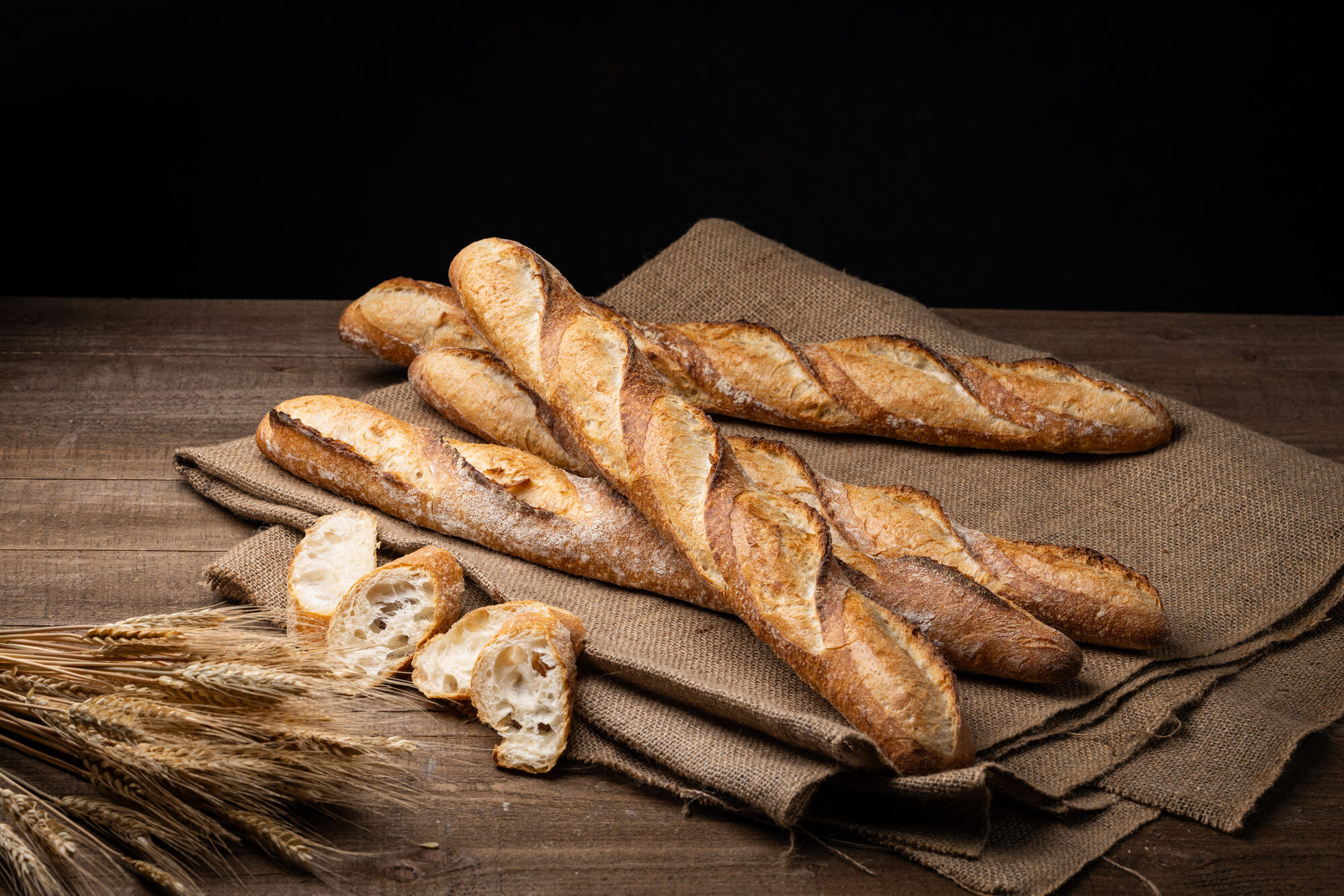 BA baguettes, stone-deck baked