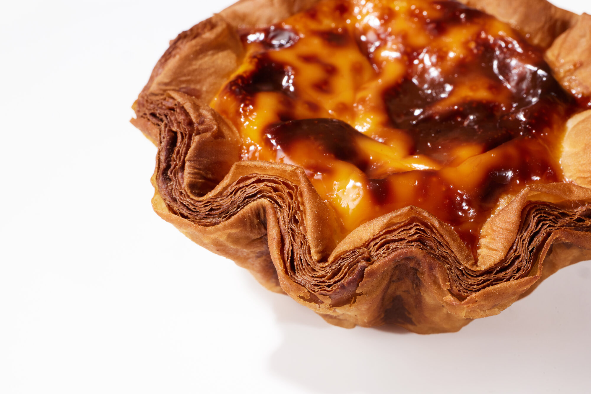 Sourdough tart, golden crust